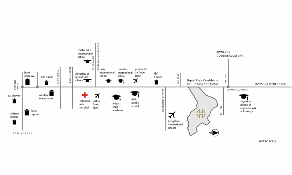 Hiranandani Cottages Location Map Image