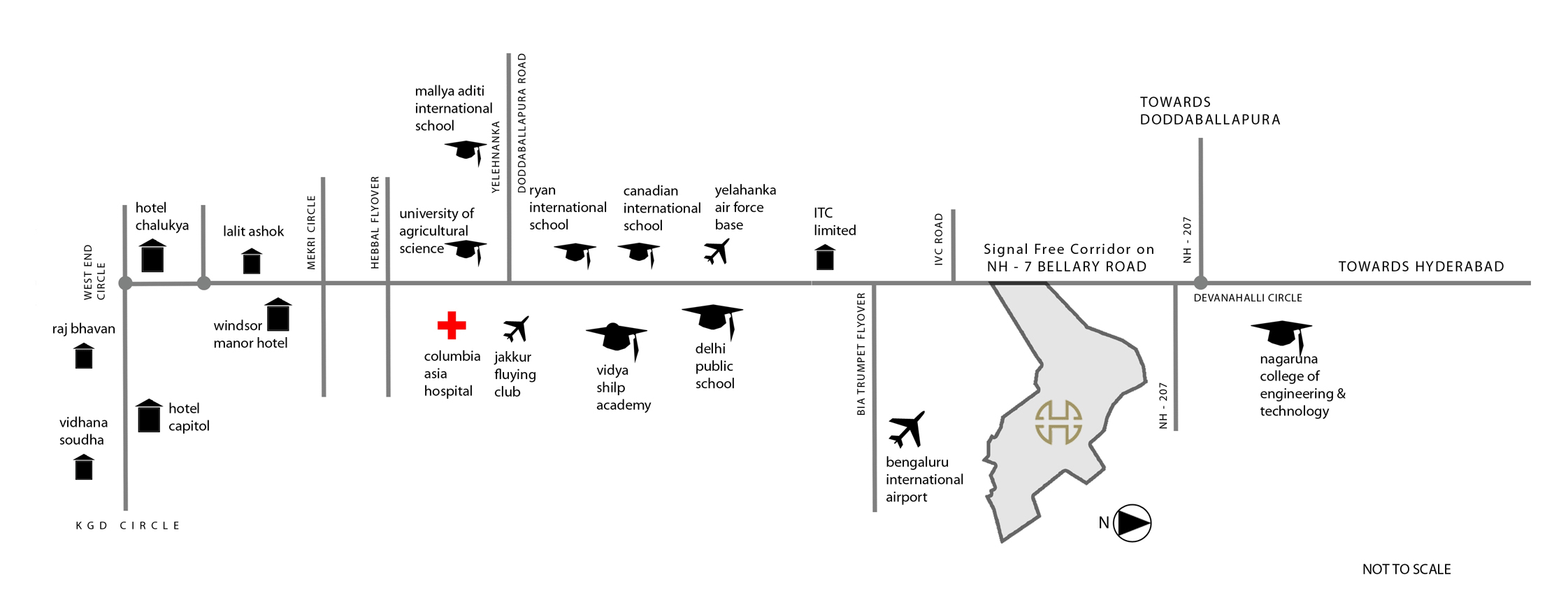 House Of Hiranandani Hiranandani Crossgate Location Map Image