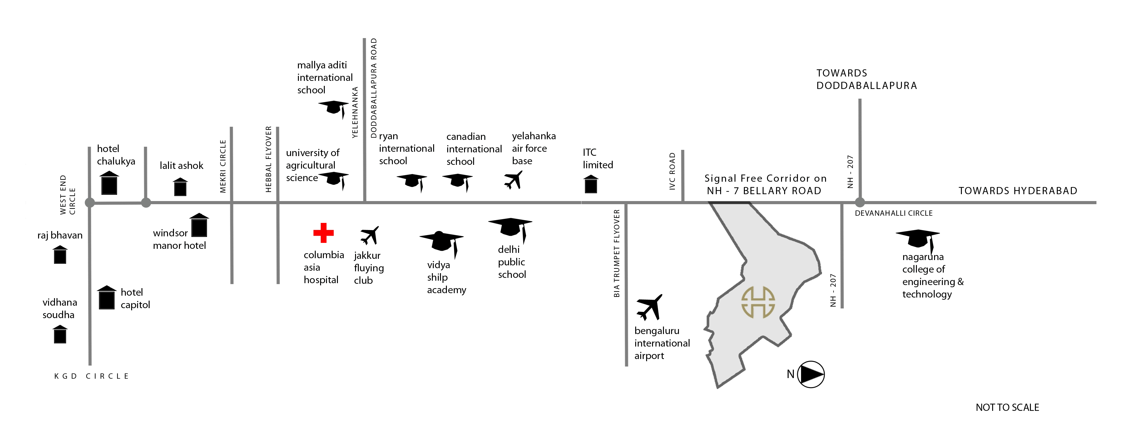 Hiranandani Cypress Location Map Image
