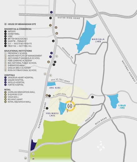 House Of Hiranandani Hiranandani Penrith Location Map Image