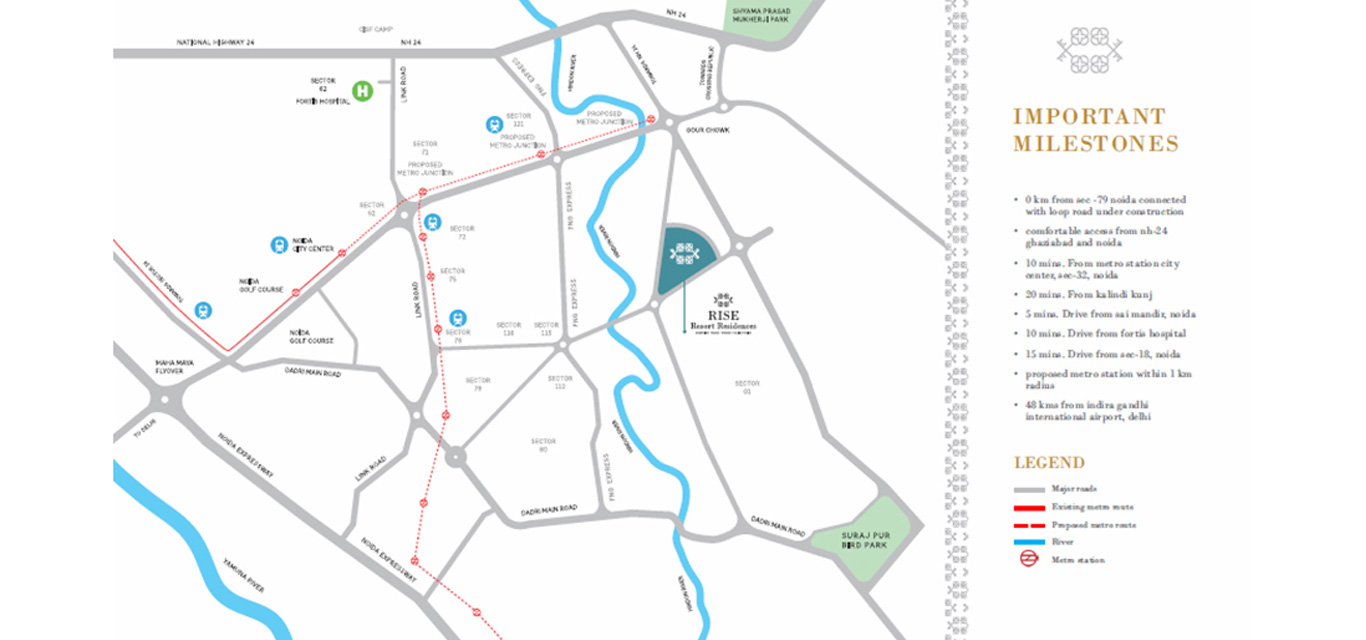 Rise Resort Residences Location Map Image