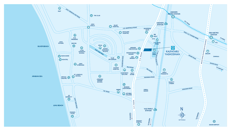 Kalpataru Yashodhan Location Map Image