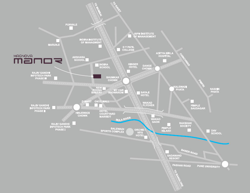 Magnova Manor Location Map Image
