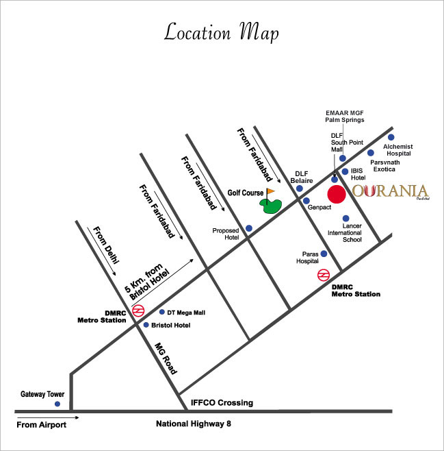 Tdi Ourania Location Map Image