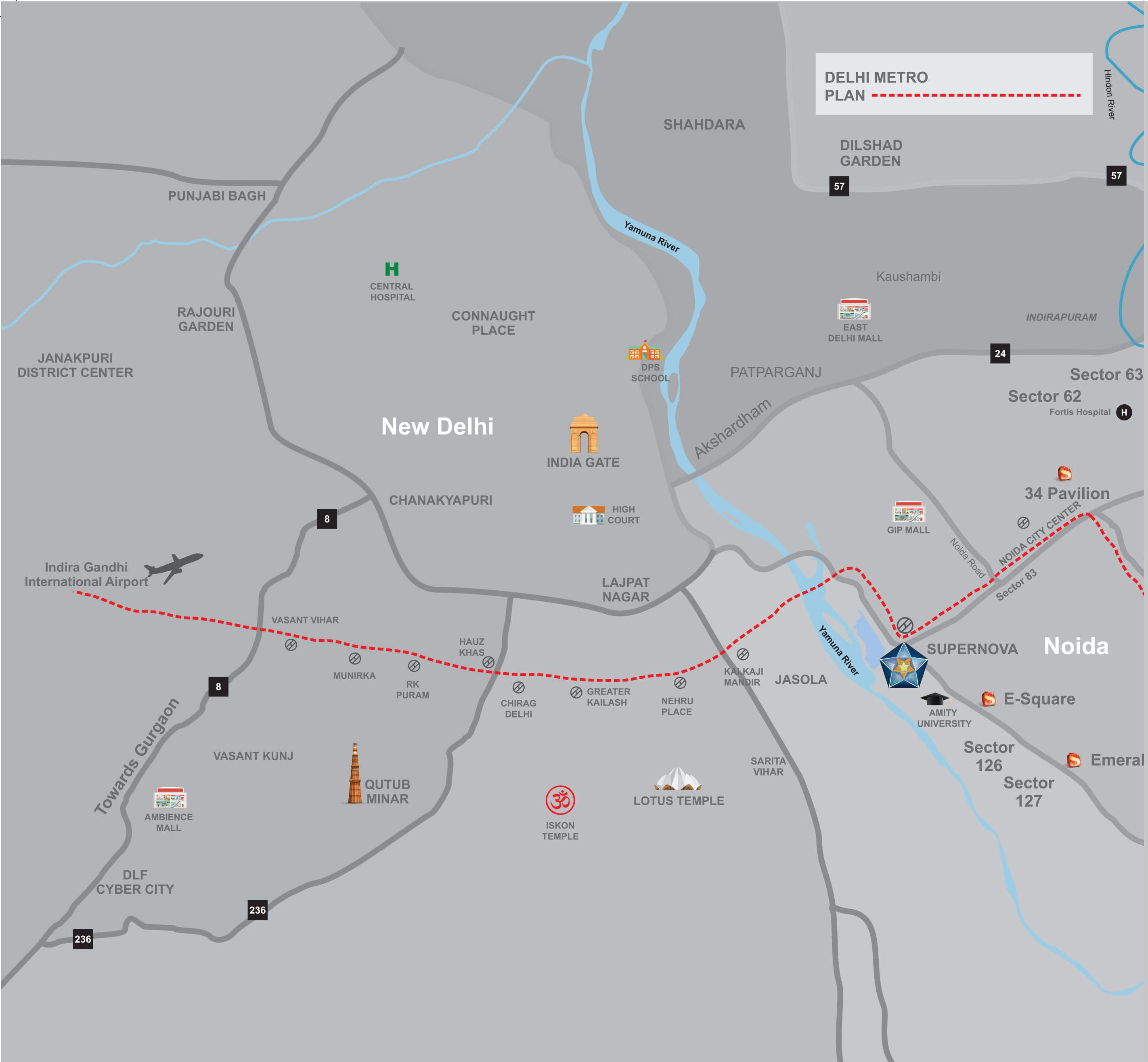 Supertech Supernova Location Map Image