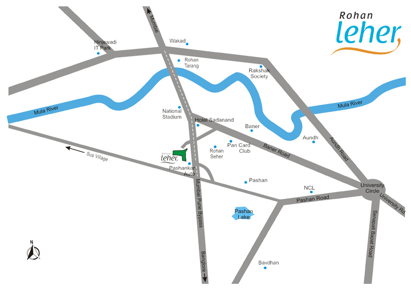 Rohan Leher Location Map Image