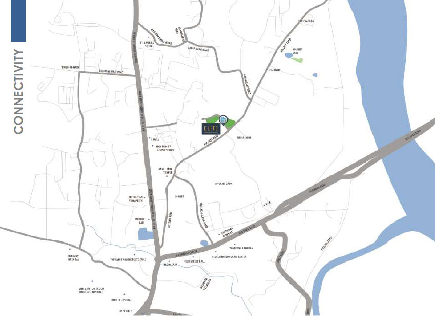 Wadhwa Elite Location Map Image