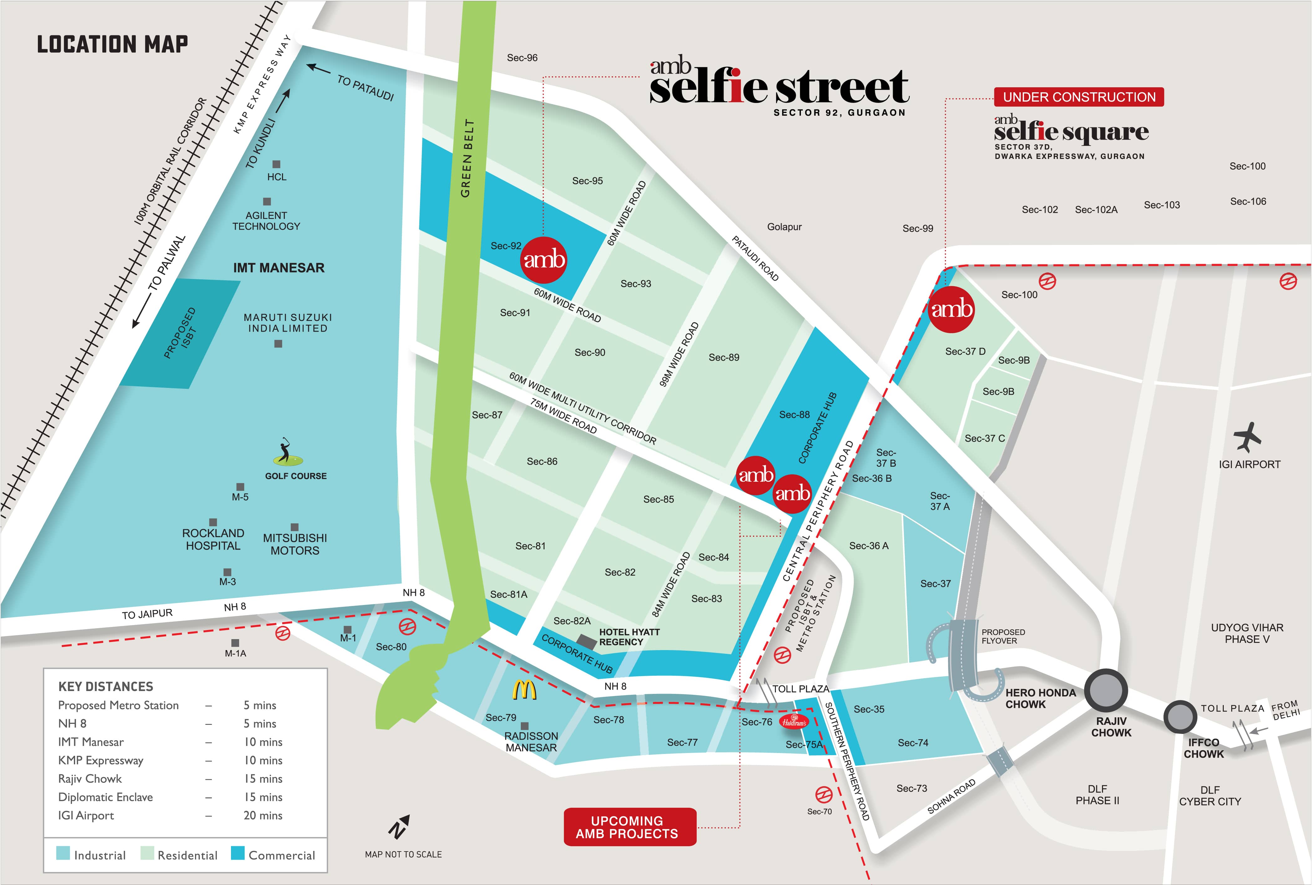 AMB Selfie Street Location Map Image