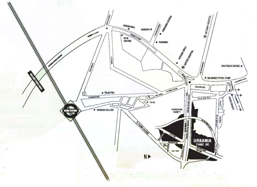 Rustomjee Aurelia Location Map Image