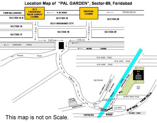 Pal & Garden Location Map Image