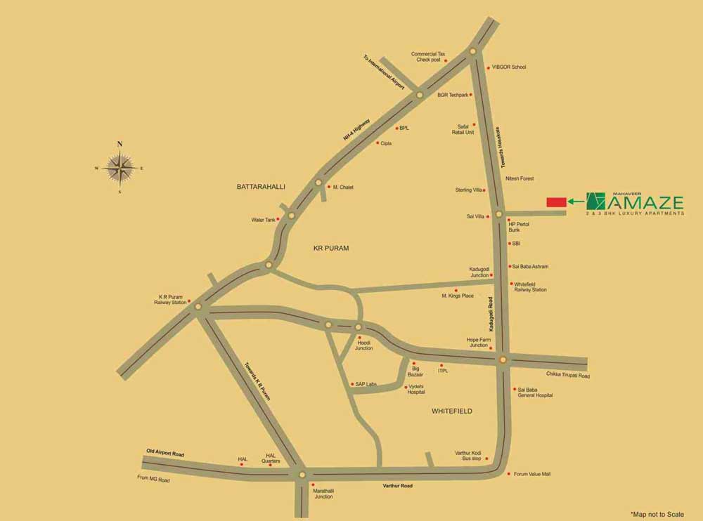 Mahaveer Amaze Location Map Image