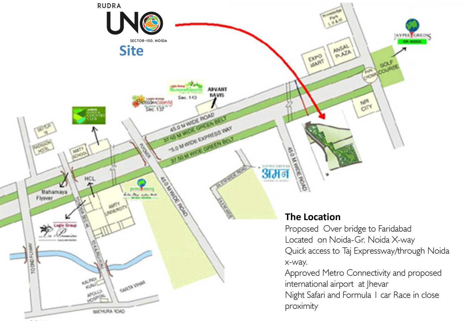 Rudra Uno Location Map Image