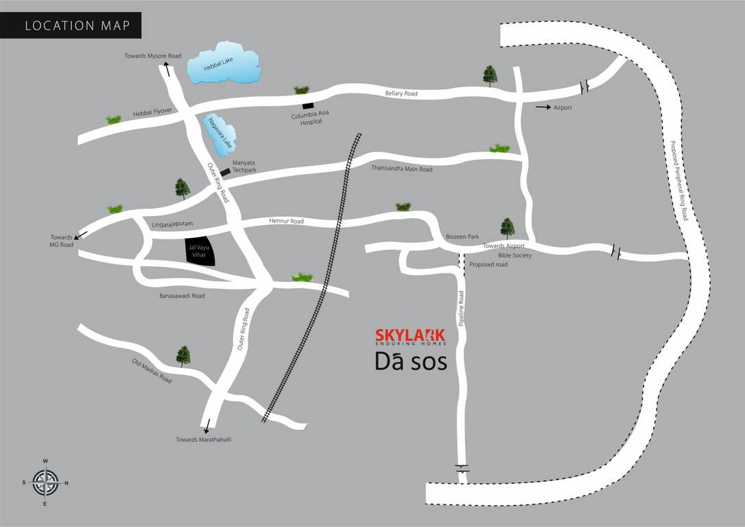 Skylark Dasos Location Map Image