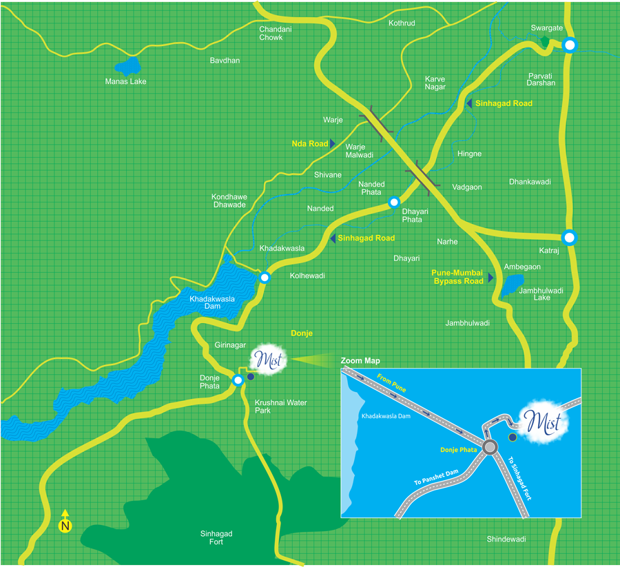Gokhale Mist Location Map Image
