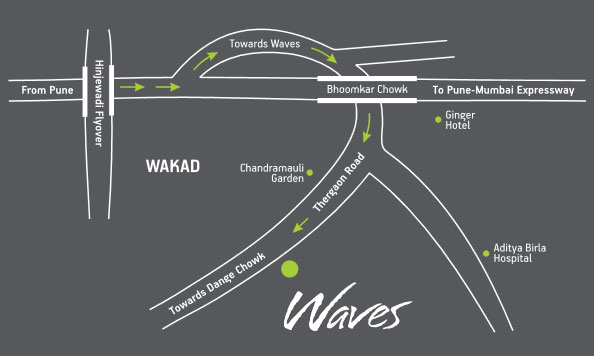 Gokhale Waves Location Map Image