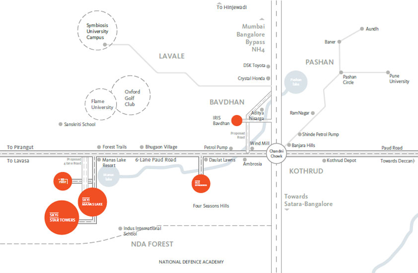 Skyi Star Towers Location Map Image