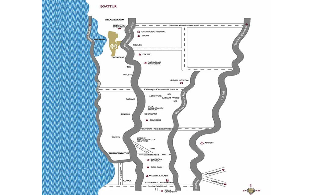 Hiranandani Anchorage Location Map Image