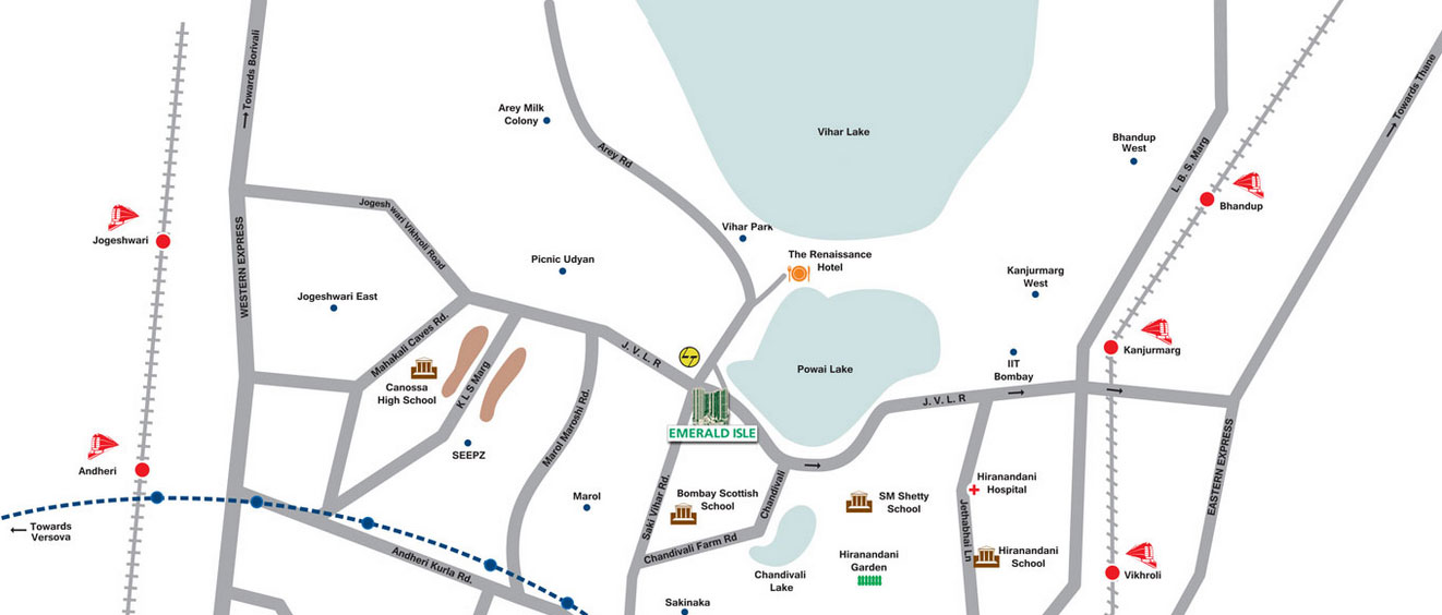 L&T Emerald Isle Phase 2 Location Map Image