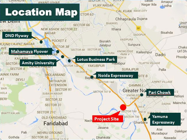 Tata Value Homes Location Map Image