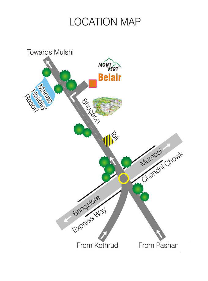 Mont Vert Belair Location Map Image