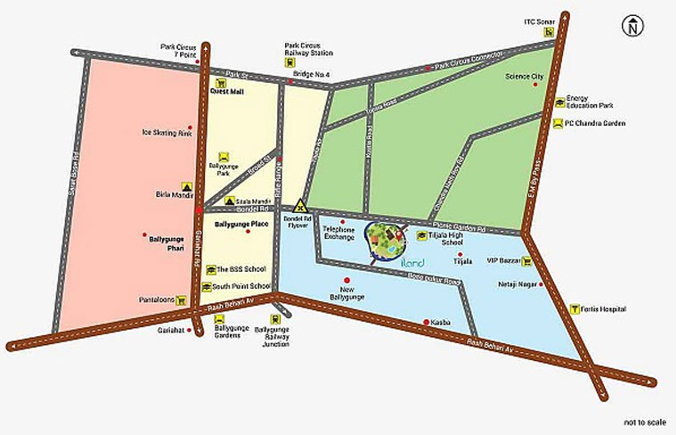 Merlin Iland Location Map Image