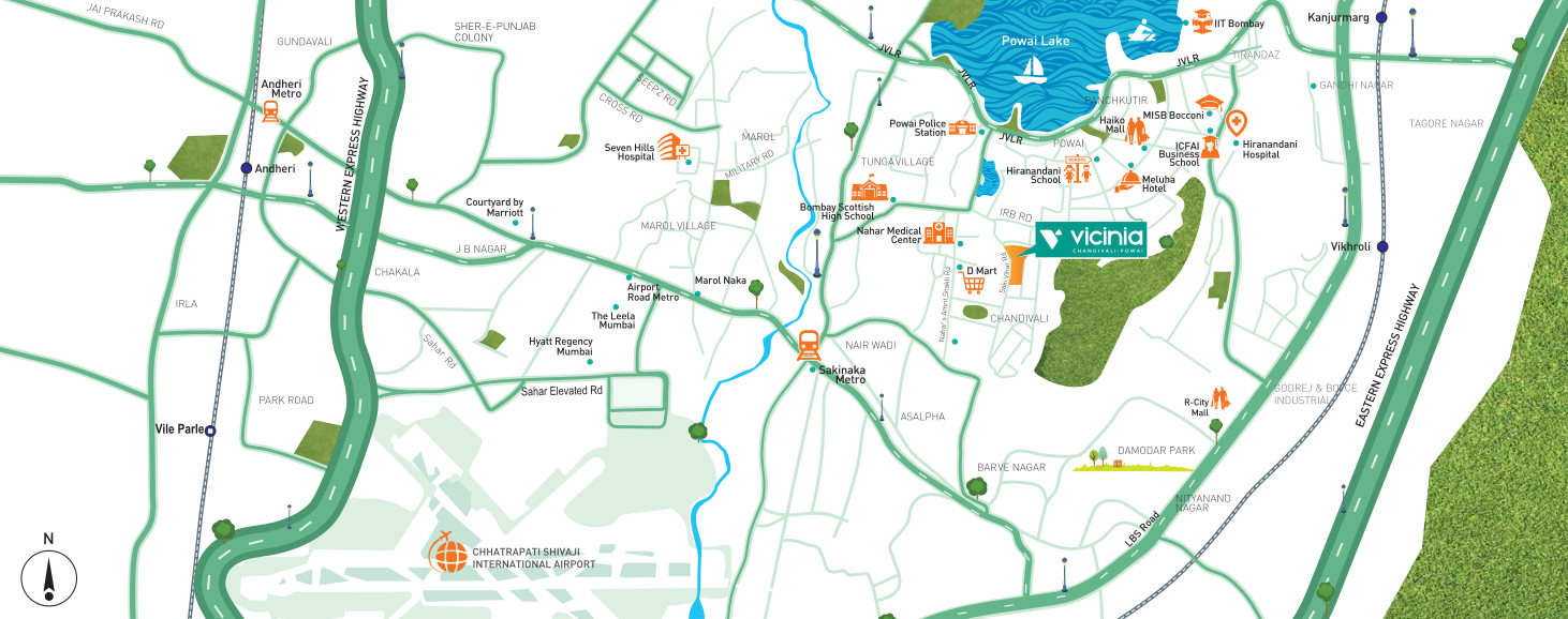 Shapoorji Pallonji Vicinia Location Map Image