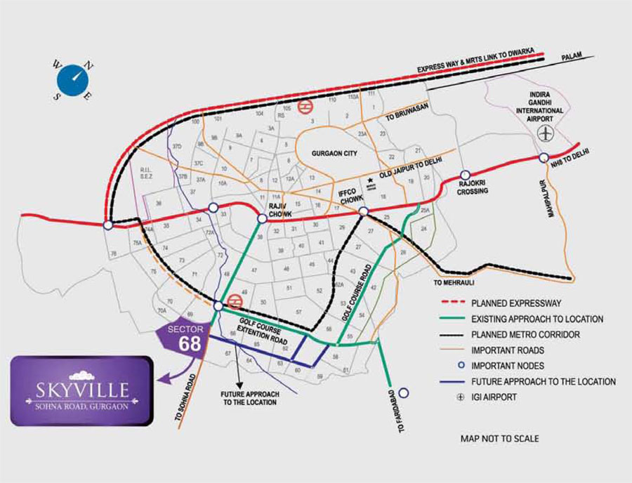 Adel Skyville Location Map Image