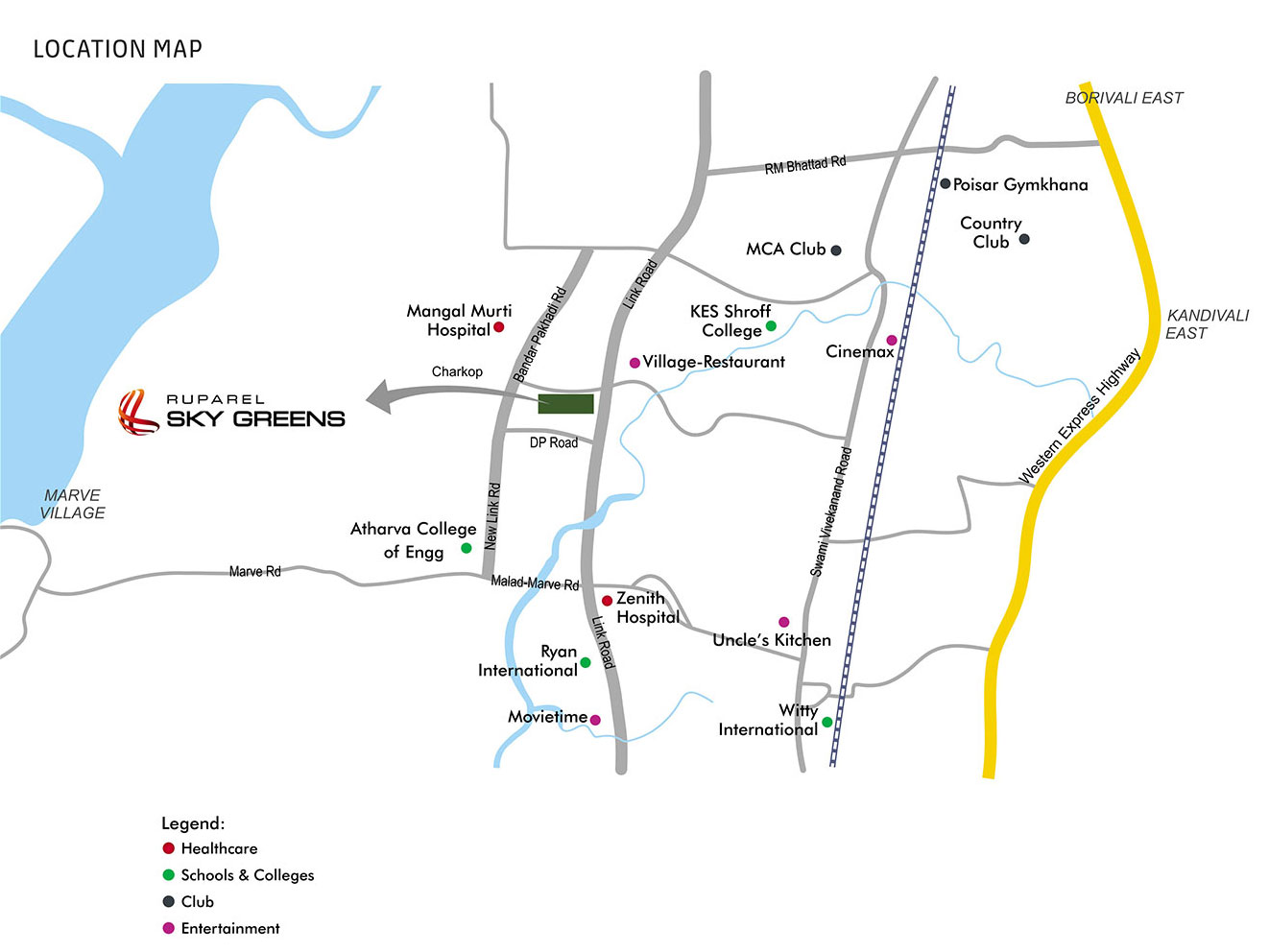 Ruparel Sky Greens Location Map Image
