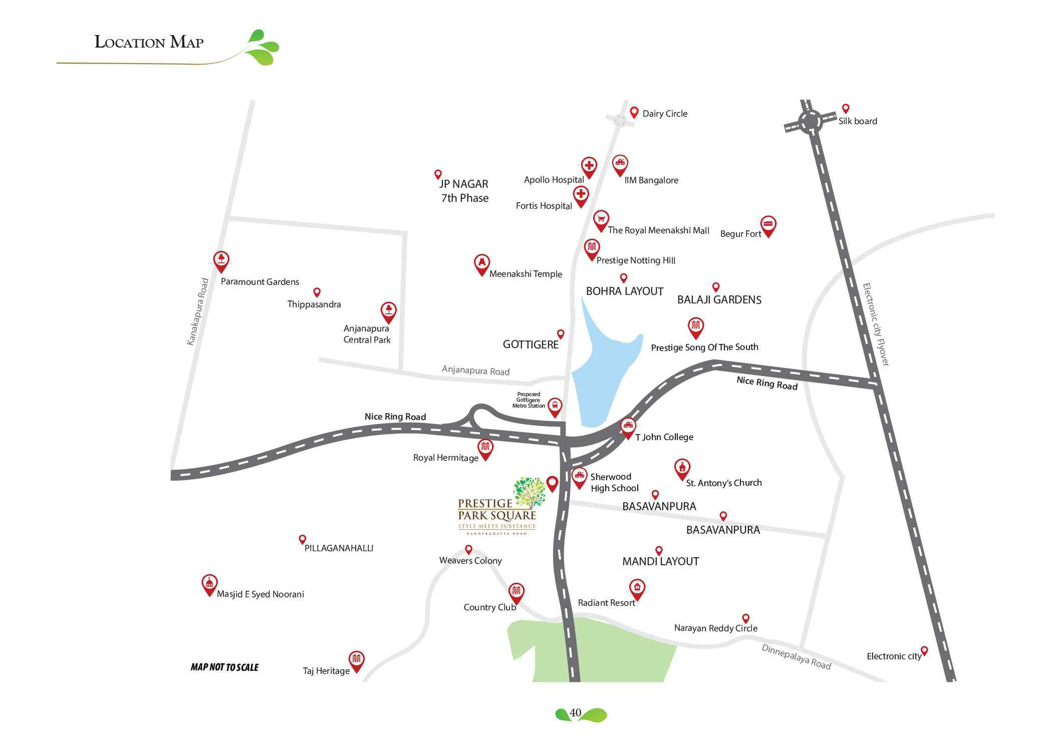 Prestige Park Square Location Map Image