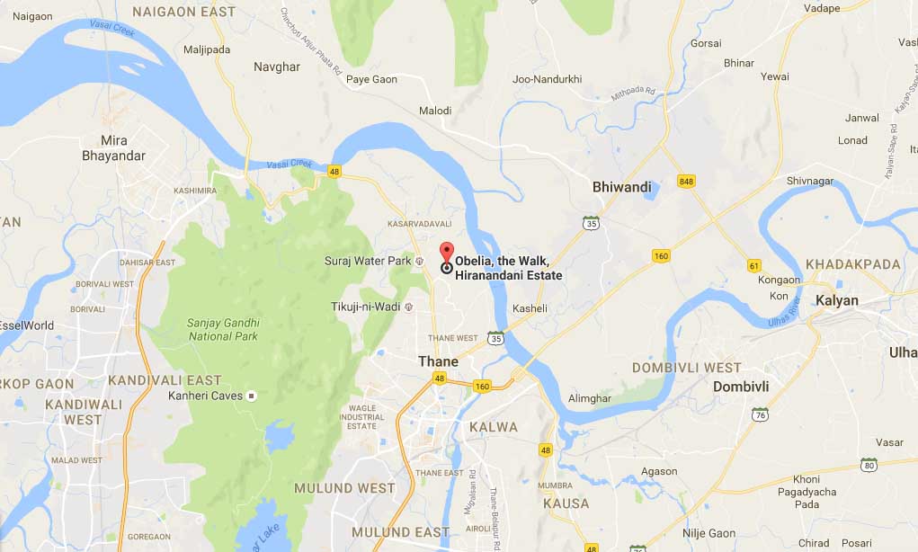 Hiranandani Obelia Location Map Image