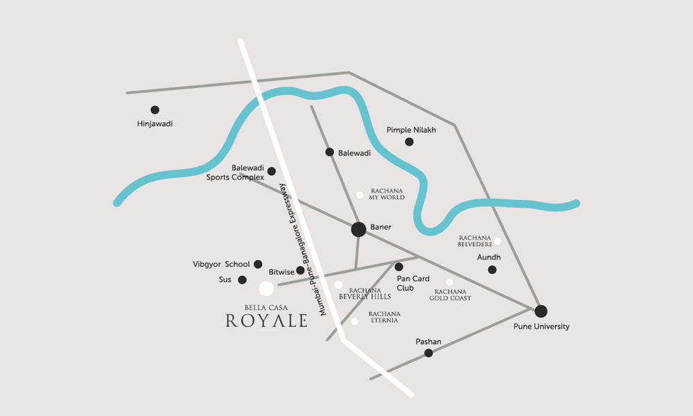 Bella Casa Royale Location Map Image
