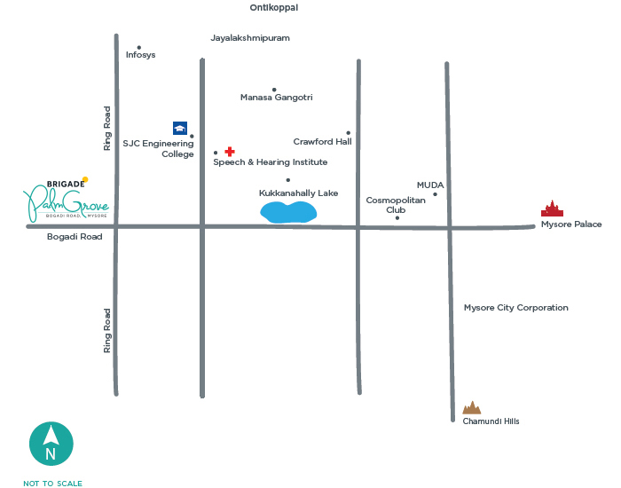 Brigade Palmgrove Location Map Image
