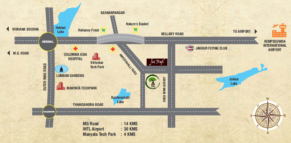 Citrus Zen Garden Location Map Image
