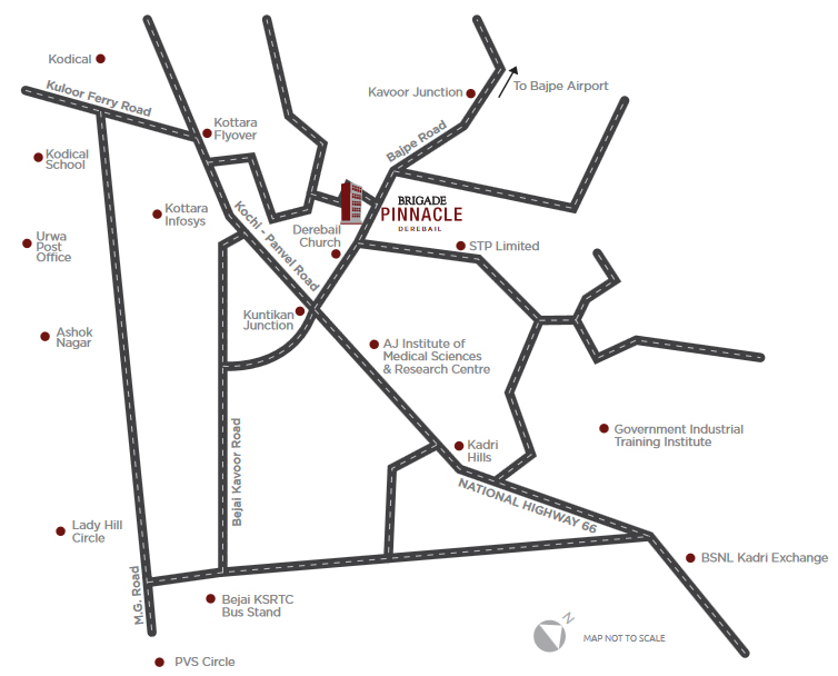 Brigade Pinnacle Location Map Image