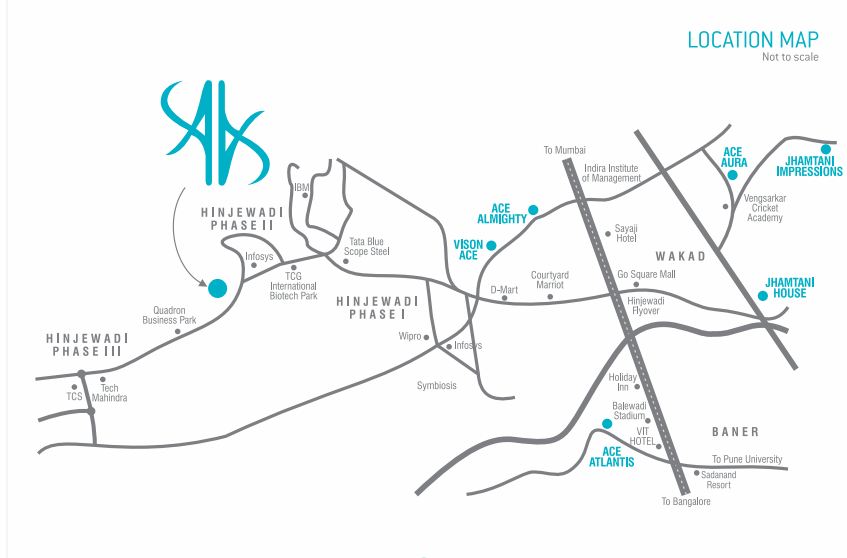 Jhamtani Ace Augusta Location Map Image