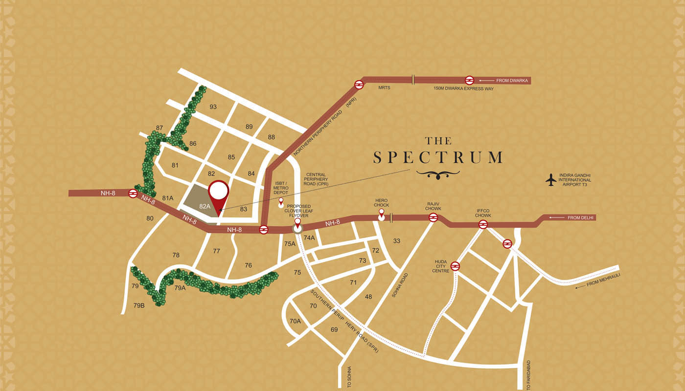 Burman GSC Spectra Plaza Location Map Image