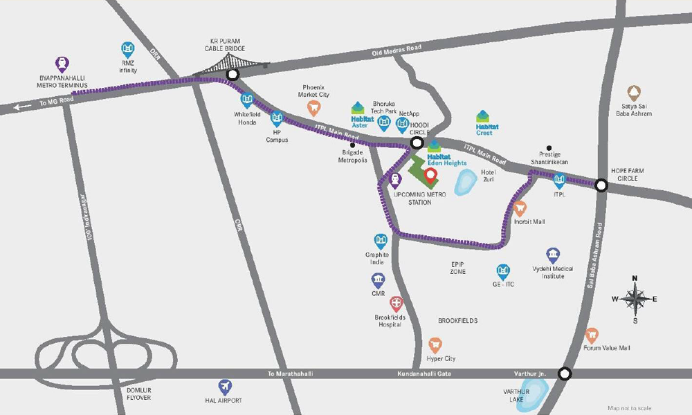 Habitat Eden Heights Location Map Image