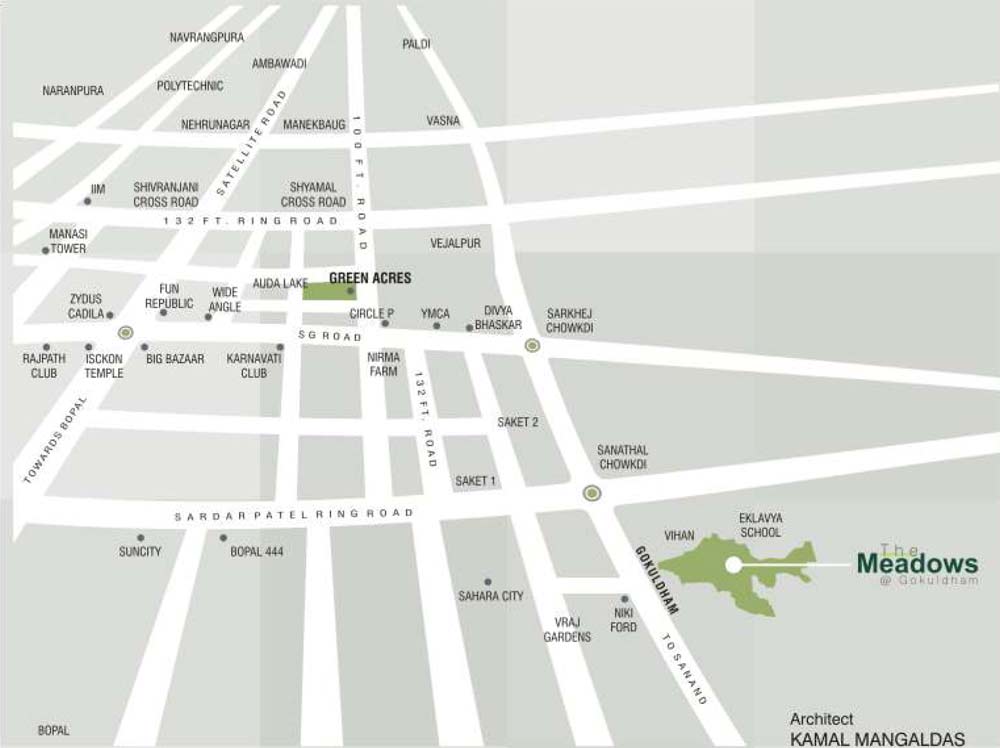 Pacifica The Meadows Location Map Image
