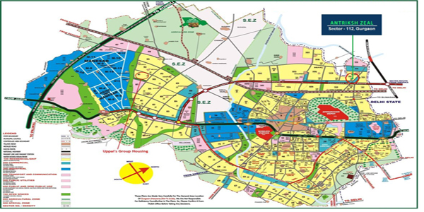Antriksh Zeal Location Map Image