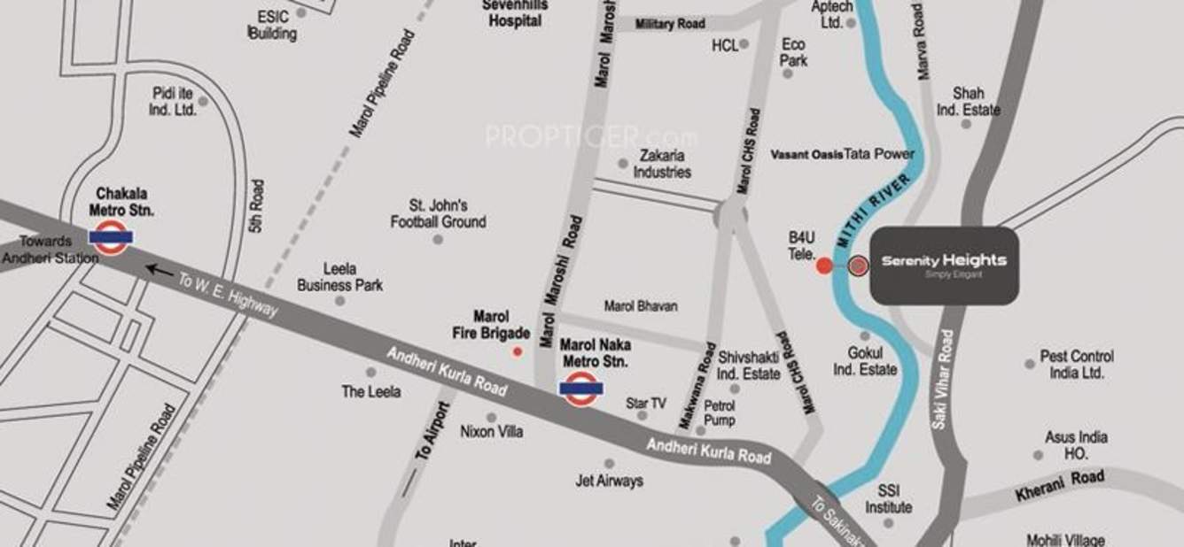 Rhythm Serenity Heights Location Map Image