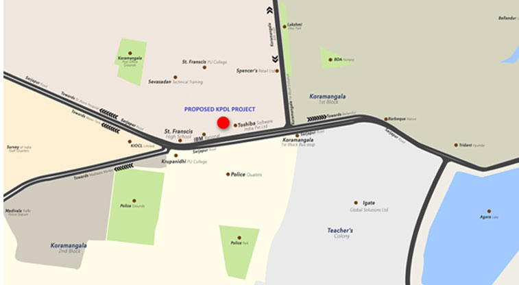 Kolte Patil Illiquis Location Map Image