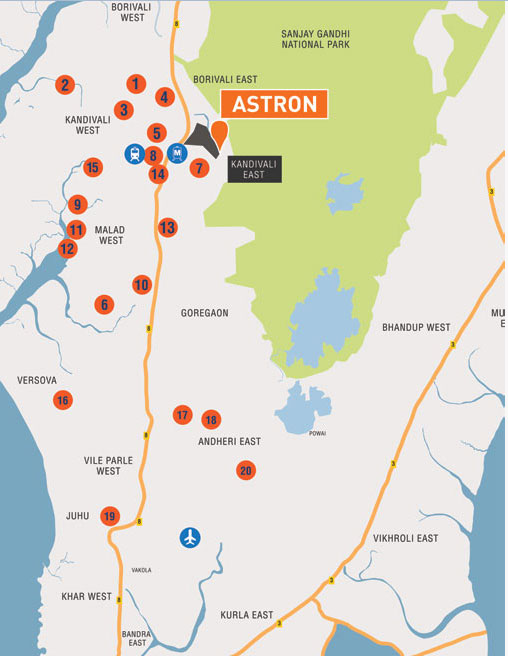 Shapoorji Pallonji Astron Location Map Image