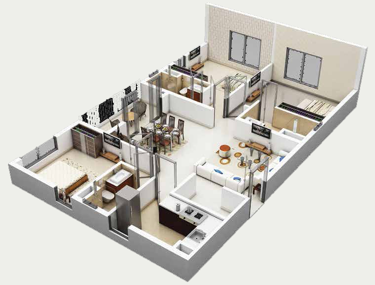 Mani Casa Residency 2/3 BHK Apartments in Rajarhat Kolkata | Price ...