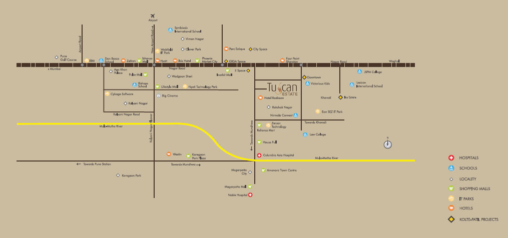 Kolte Patil Signature Meadows Location Map Image