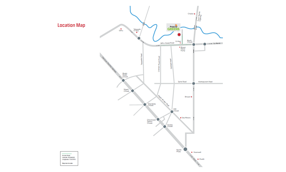 Pristine Greens Phase 3 Location Map Image