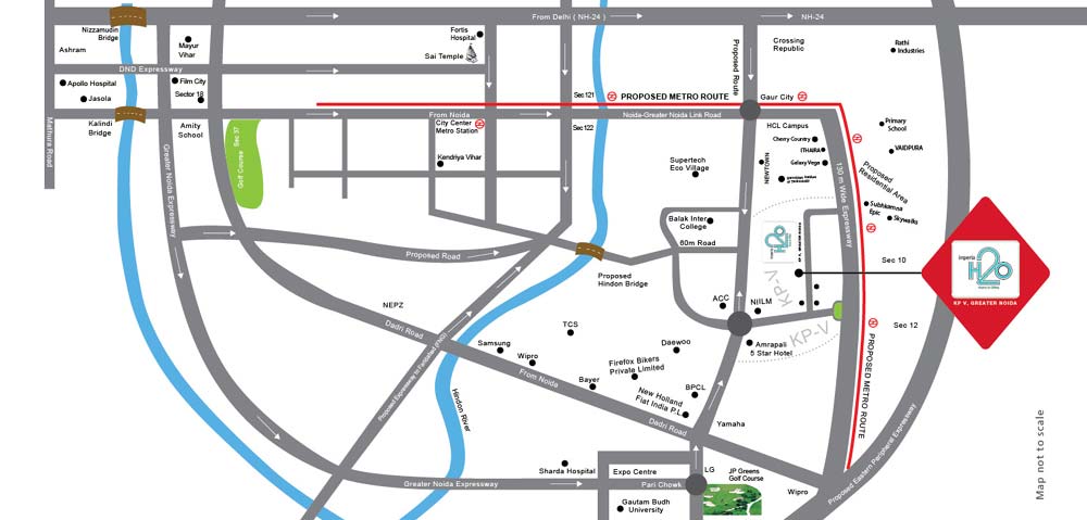 Imperia Structures Imperia H2o Location Map Image