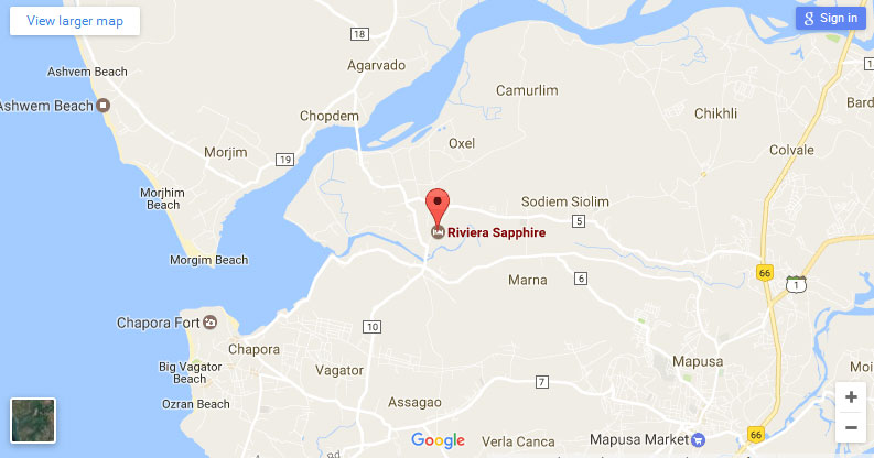 Riviera Sapphire Location Map Image