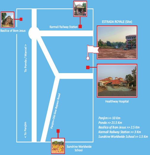 Estrada Royale Location Map Image