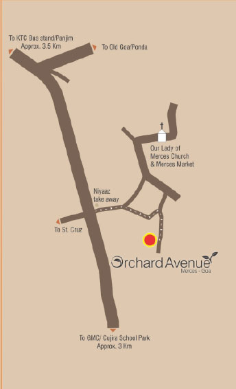 Orchard Avenue Location Map Image