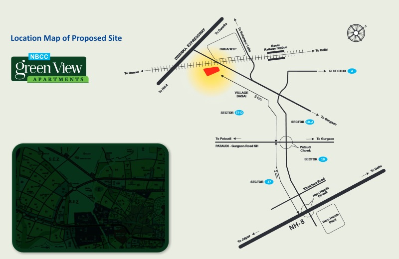 Nbcc Green View Location Map Image